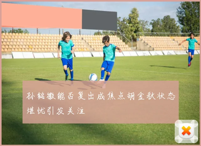 孙铭徽能否复出成焦点胡金秋状态堪忧引发关注